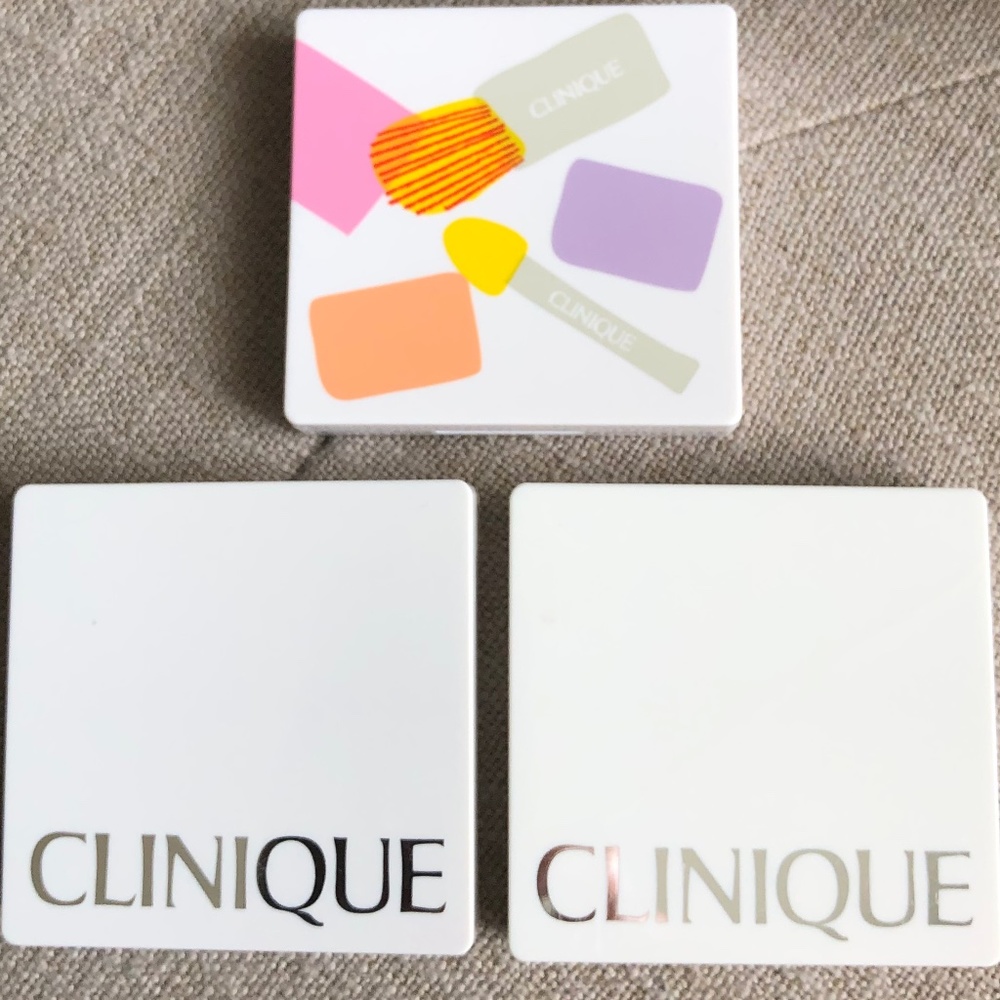 Clinique: three Eye Shadow and Blush Kits Bundle